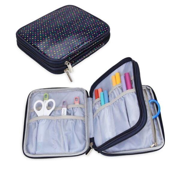 Dots Cricut Accessory Carry Travel Case - Picture 1 of 6
